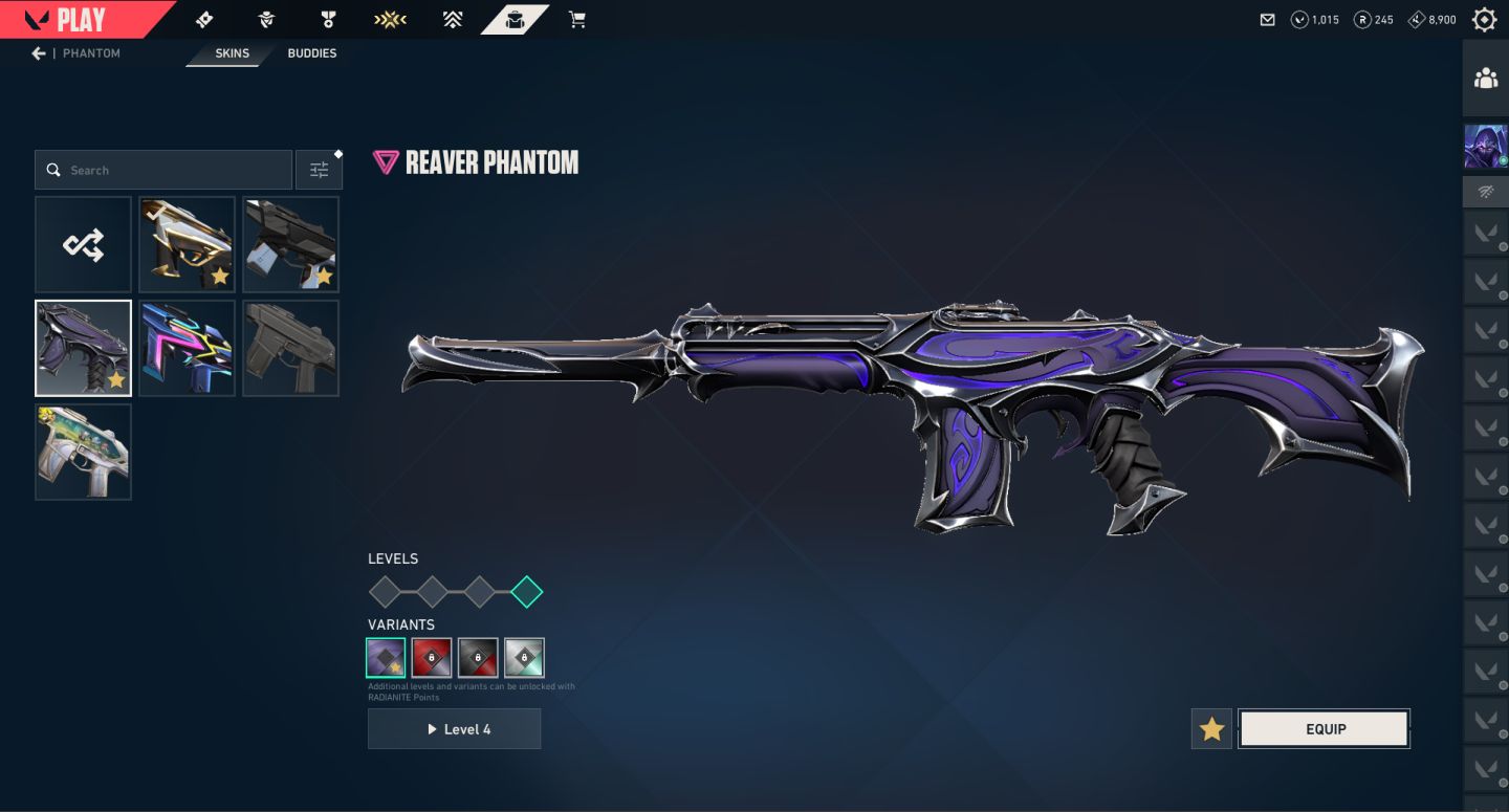 CONTA VALORANT | MUITAS SKINS | COM 1000 VPs DISPONÍVEIS | R$800 GASTOS