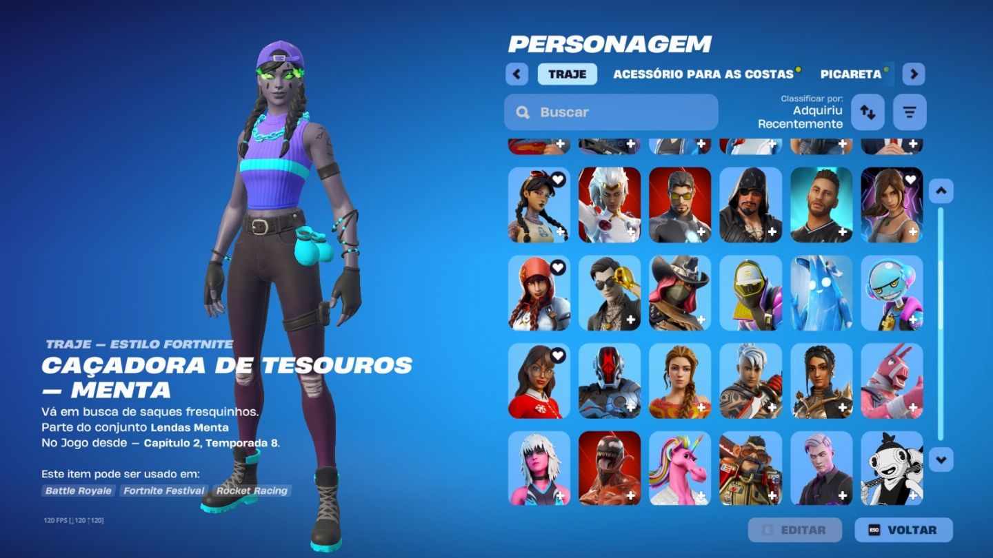 CONTA FORTNITE STW OG + SKINS TRY HARD, LARA CROFT E +