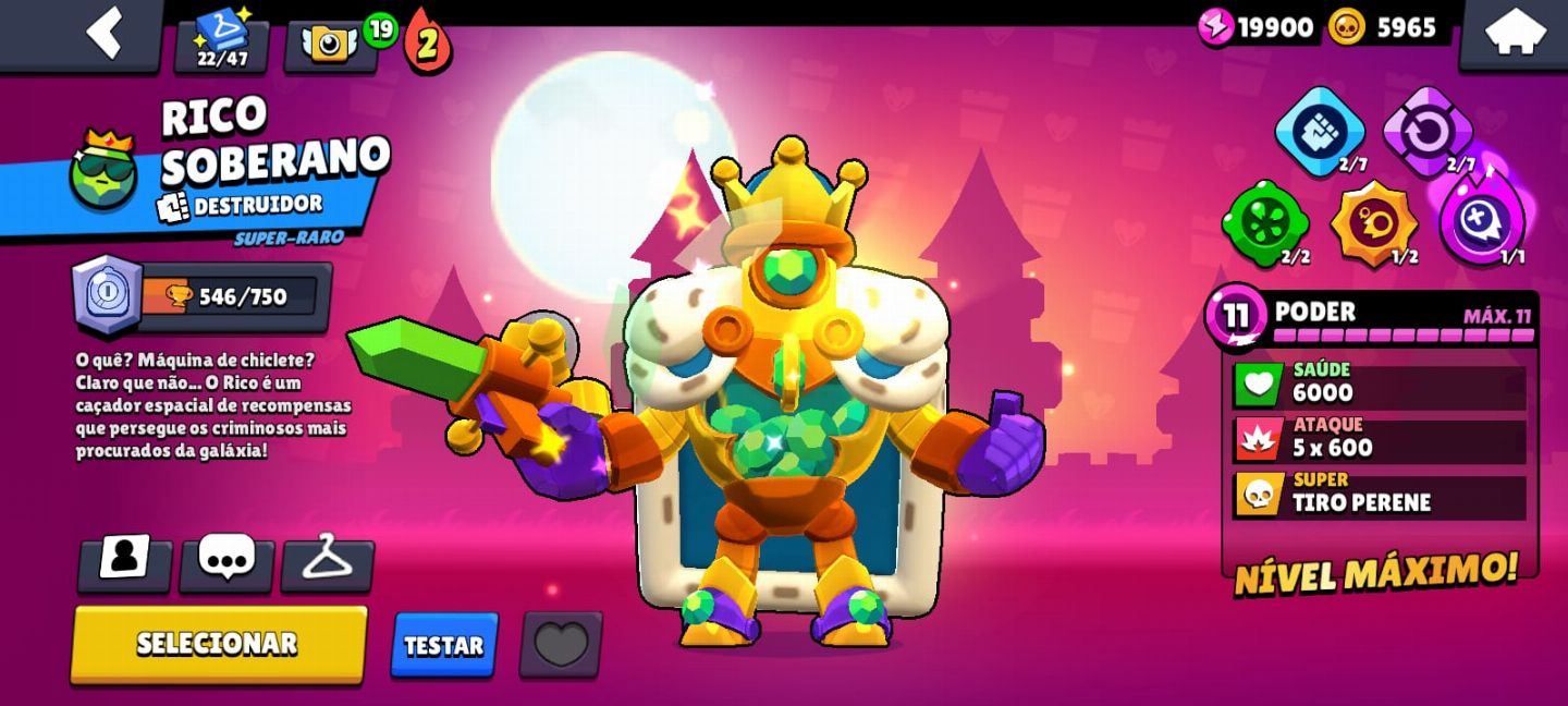 (valor negociável)Conta braw stars 25000 troféus e uma de Clash Royale