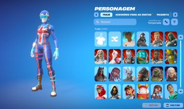 CONTA DE FORTNITE TRAJES 292, PICARETAS 240, ASA DELTA 196