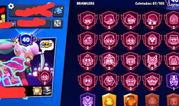 Conta Brawl Stars com 43k de troféus e 19 brawlers prestigie 2!!
