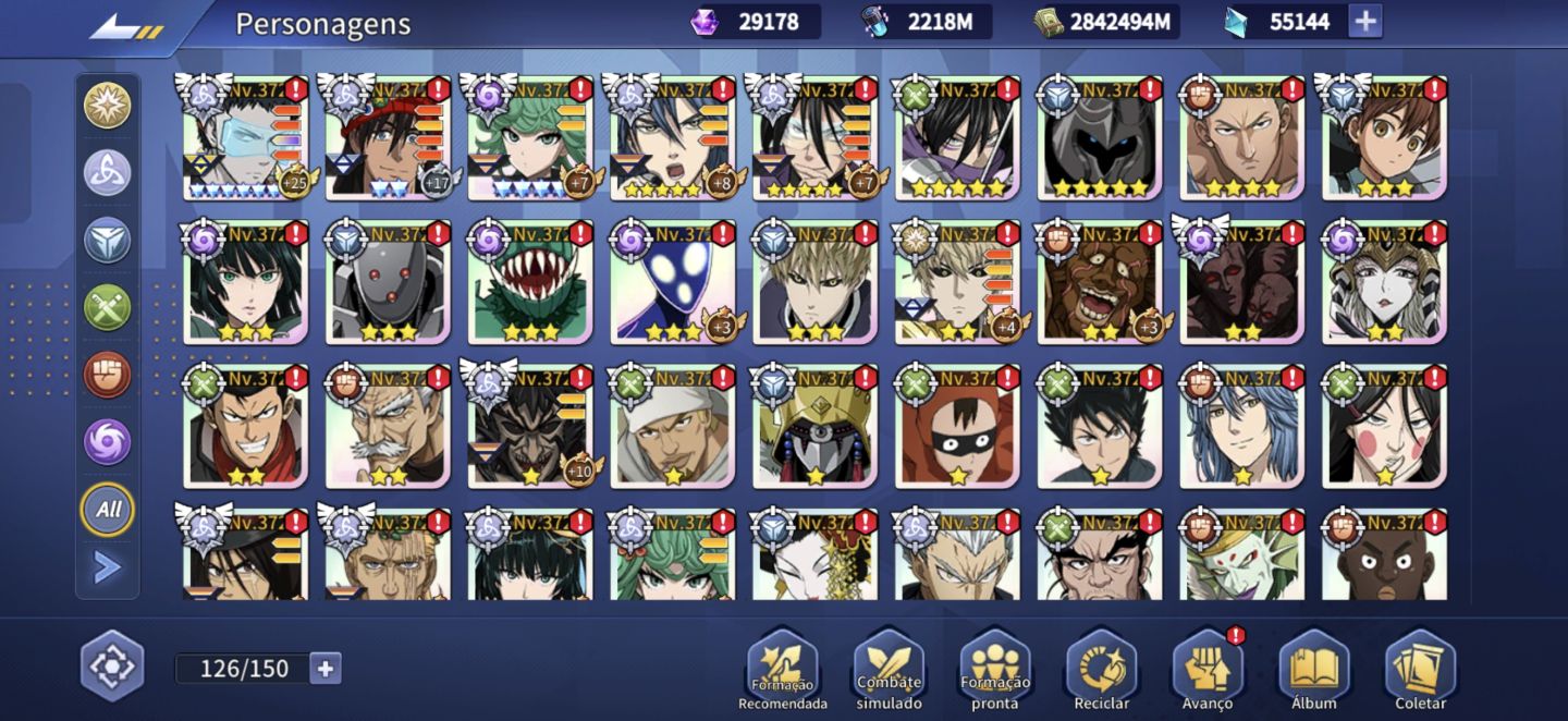 Conta OPM Road to Hero 2.0 - Veterana