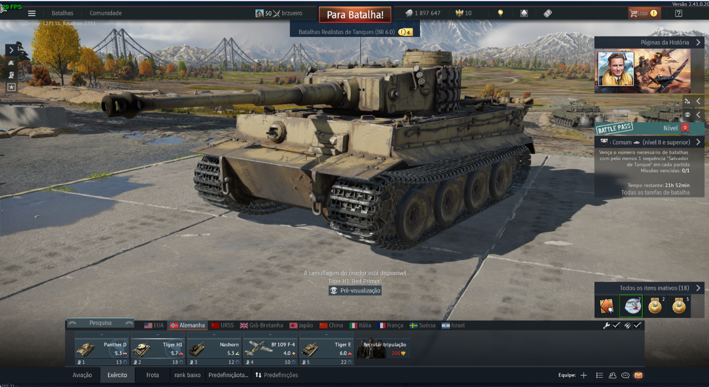CONTA FULL ACESSO WAR THUNDER