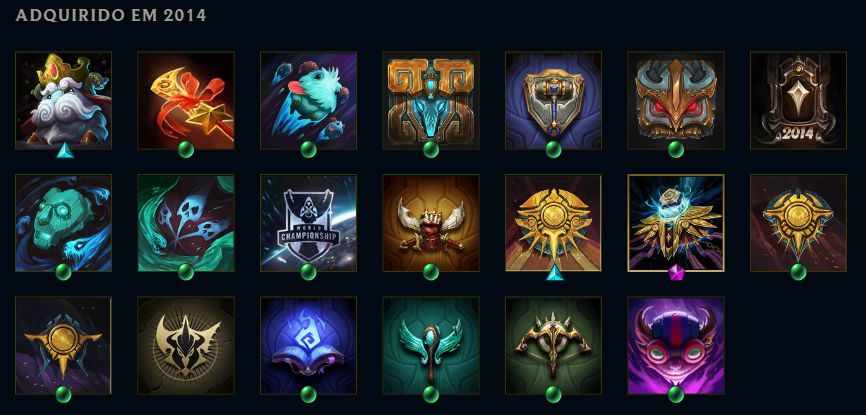 Conta LoL Level 609 | 383 Skins | Full Acesso | BR