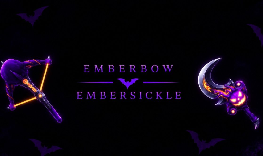[MM2] - EVENTO DE HALLOWEEN MM2 - EMBERBOW, EMBERSICKLE, EMBERSCYTHE NO PREÇO!!