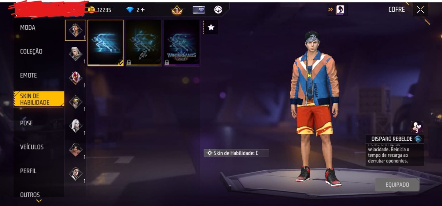 Conta free fire full acesso