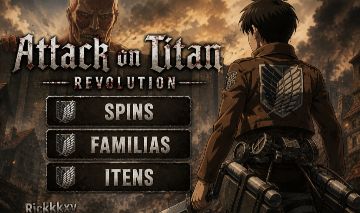 Attack on titan Revolution (AOT:R) | Spins, Familias, Itens