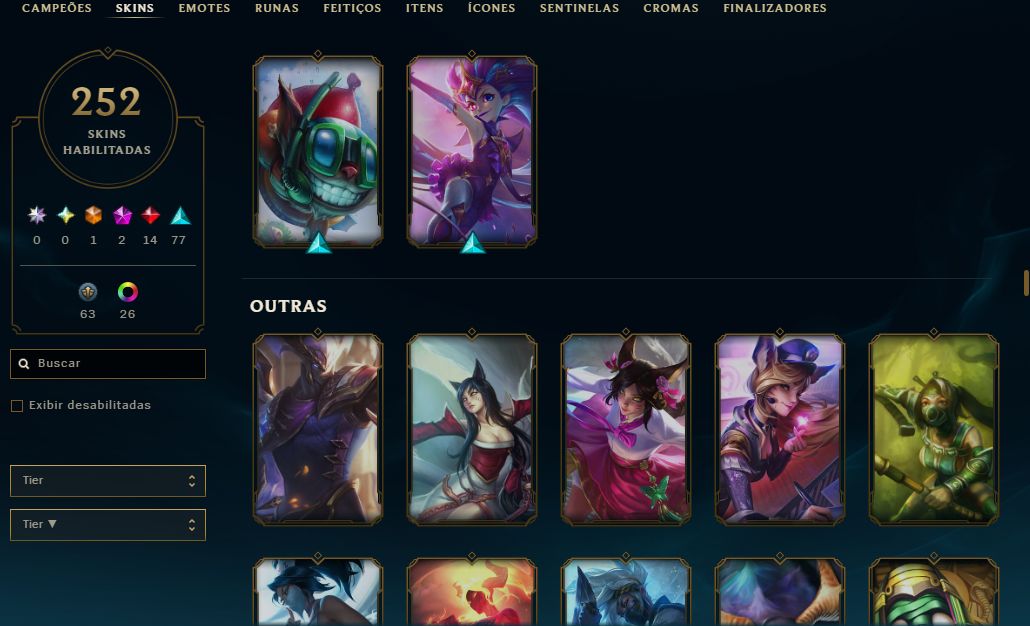CONTA LVL 431 COM 251 SKINS - CONTA DESDE 2013