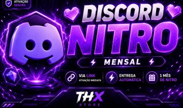 DISCORD NITRO MENSAL | VIA LINK | ENTREGA RÁPIDA! | THX STORE
