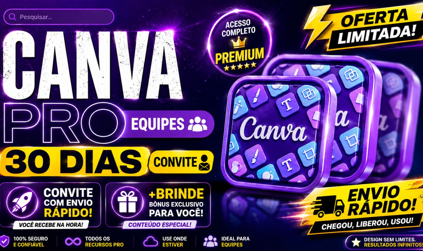 OFERTA IMPERDÍVEL CANVA PRO 30 DIAS - CONVITE
