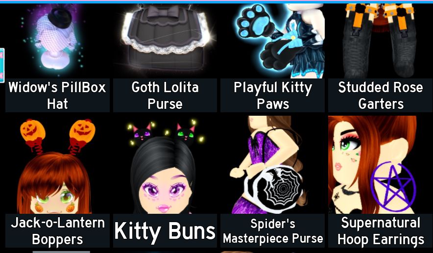 Conta roblox com skins femininas com itens em alguns jogos