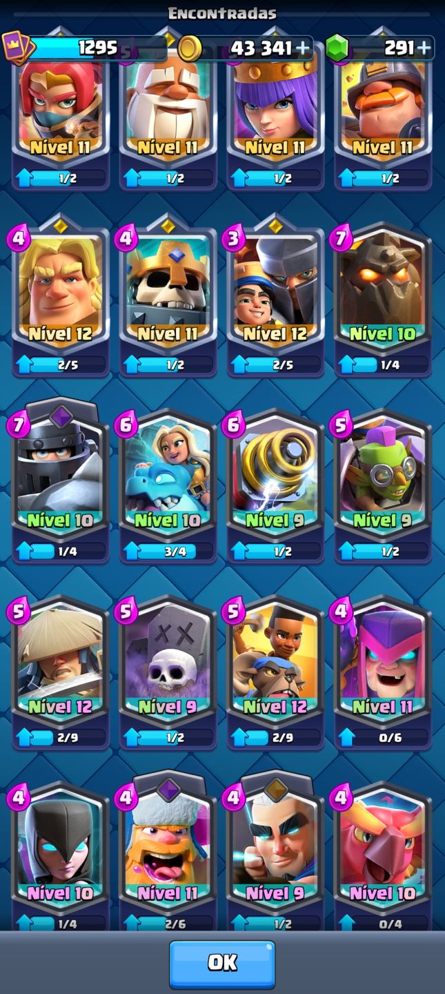 Conta Clash Royale - Preço Revenda arena 20 com herois metas