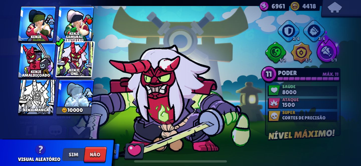 Conta de brawl stars muito braba