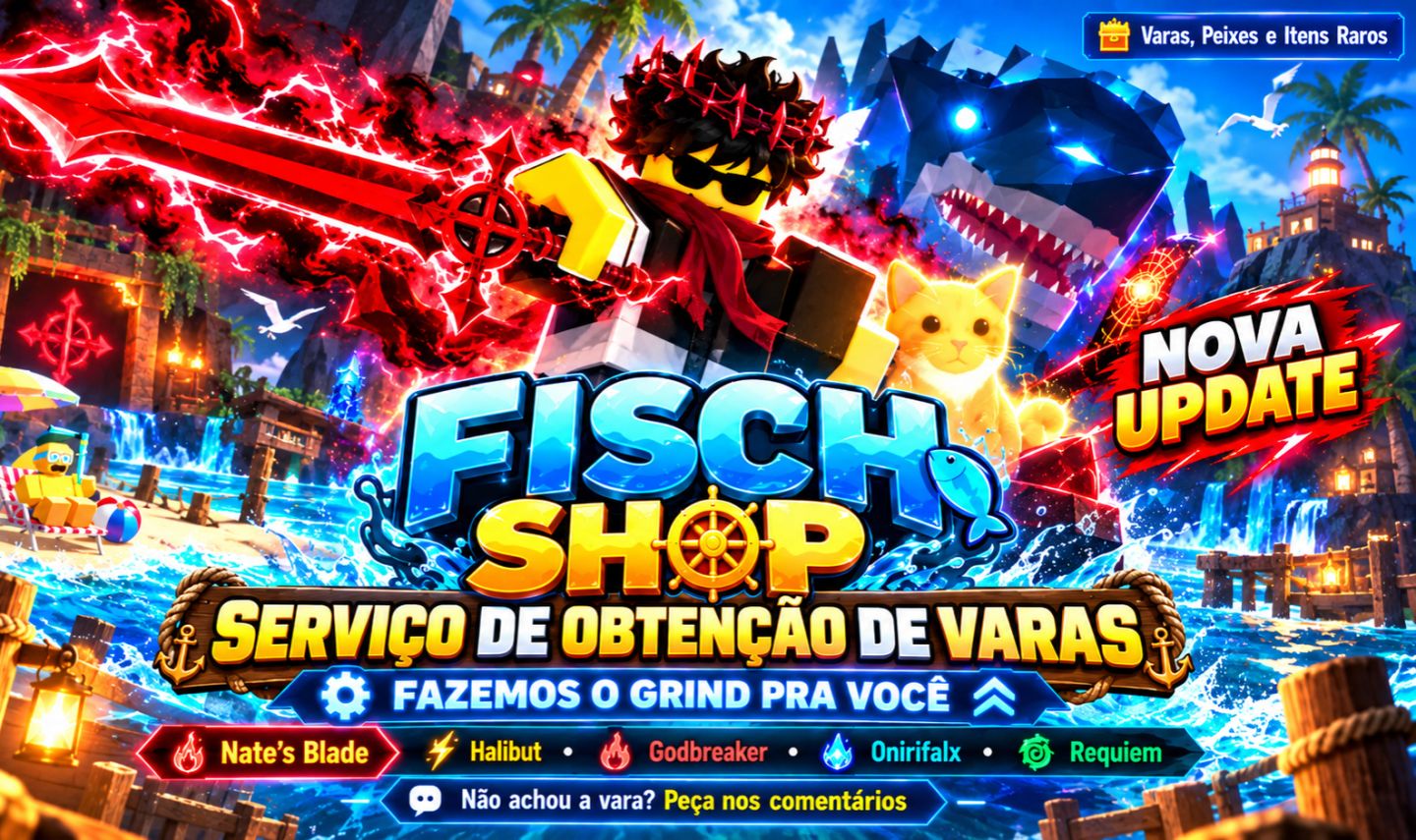 FISCH SHOP | Varas, Serviços e Itens | Peça outras varas nos comentário