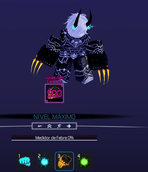SPIKED GAUNTLETS JUJUTSU INFINITE, TAMBEM NEGOCIO VALORES NELA