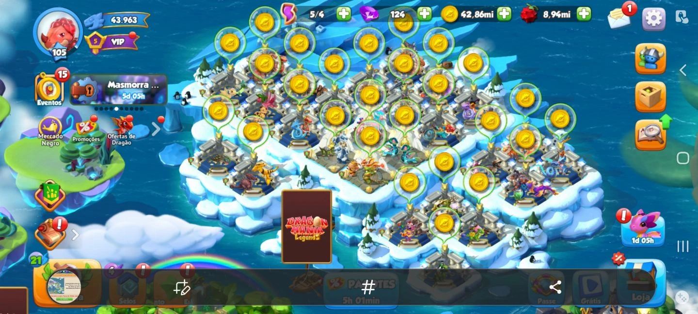 CONTA DRAGON MANIA VENDA