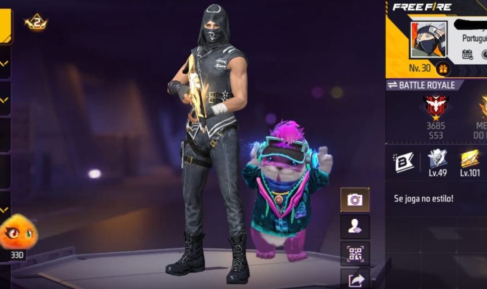 Free Fire (FF) - Conta com Evolutiva, Atributadas, Kakashi, etc.