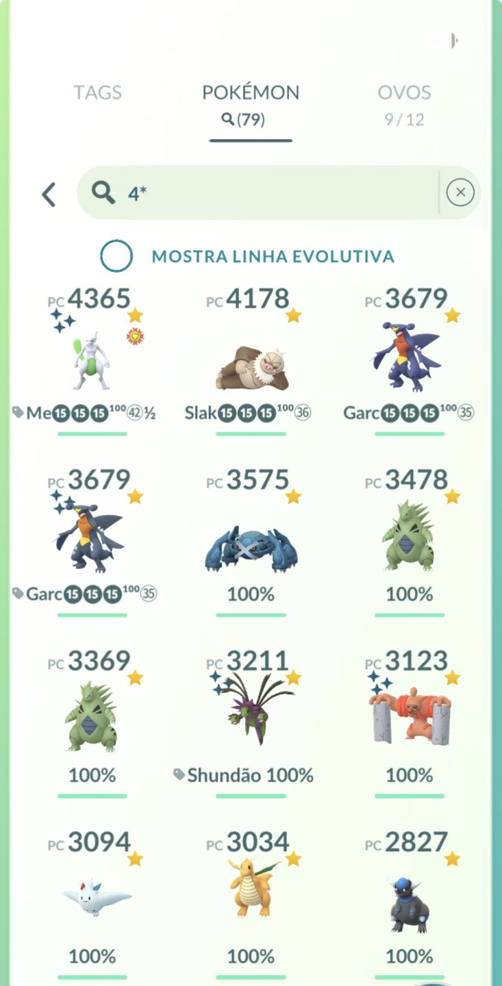 Conta Pokémon go nível 59 com mewtwo shiny 100%