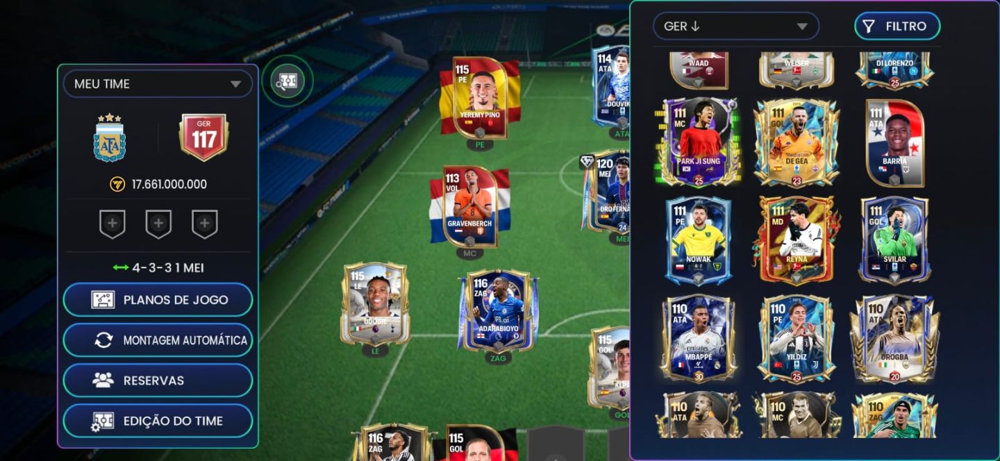 Conta de fifa rara e boa Ger 117