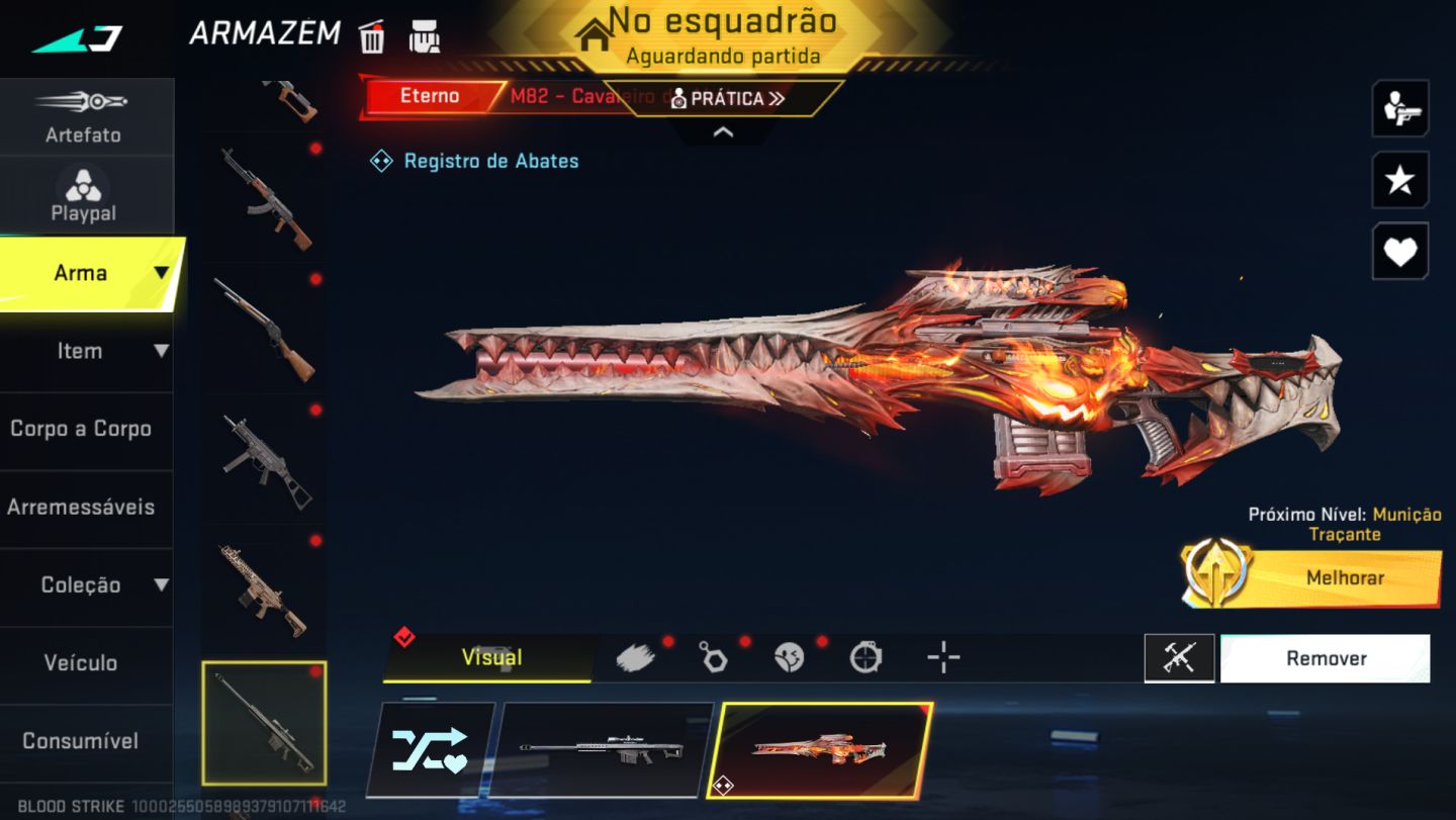 Conta Blood Strike Full Com Facas E Muitas Skins Ultra