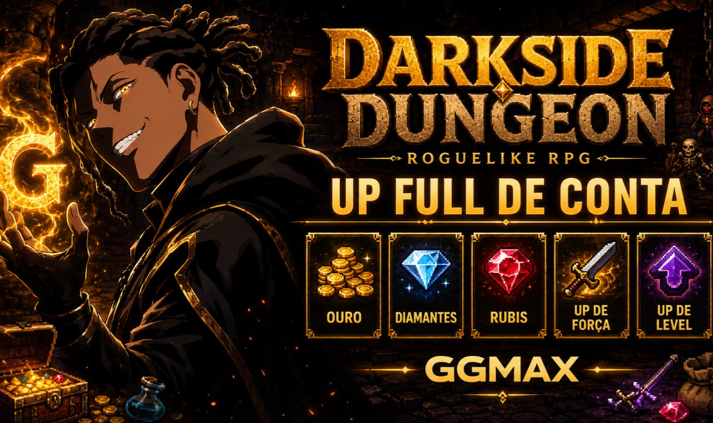 DARKSIDE DUNGEON - ROGUELIKE RPG | OURO + DIAMANTES + LEVEL + UP FORÇA | ANDROID