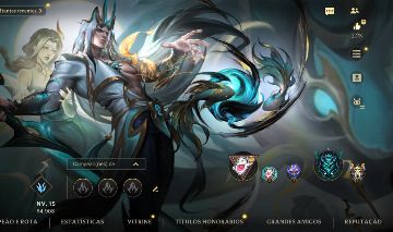 Conta Main jungle/ Com skins caligrafias