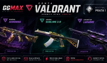 Conta Valorant | 2 Vandals Premium + Operator Lúgubre | Pico Prata 3