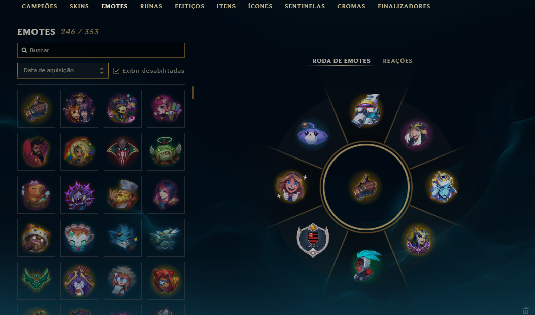 Continha 400+ skins pegou GM nessa season tudo alterável!