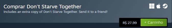Don't Starve Together - KEY STEAM