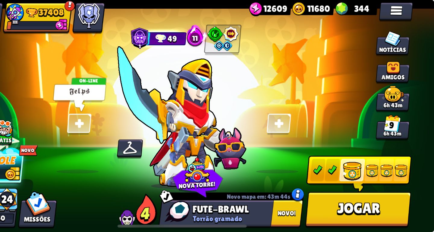 CONTA BRAWL STARS CRIADA EM 2019