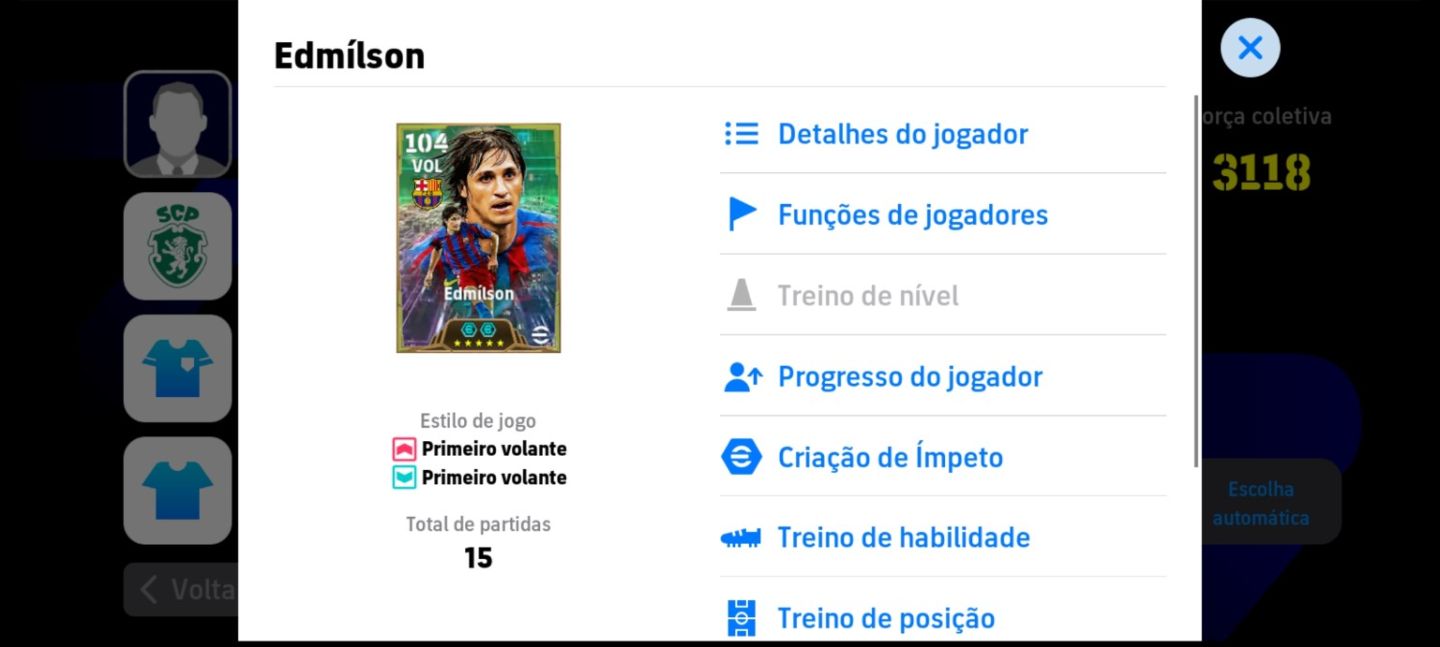 CONTA DE EFOOTBALL COM EDIMILSON