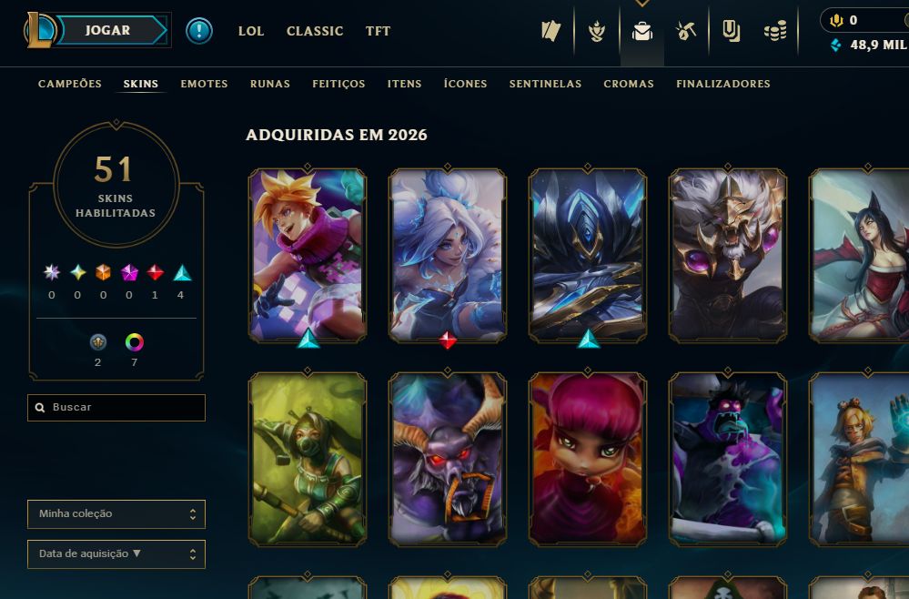 Conta Mestre LoL mmr alto