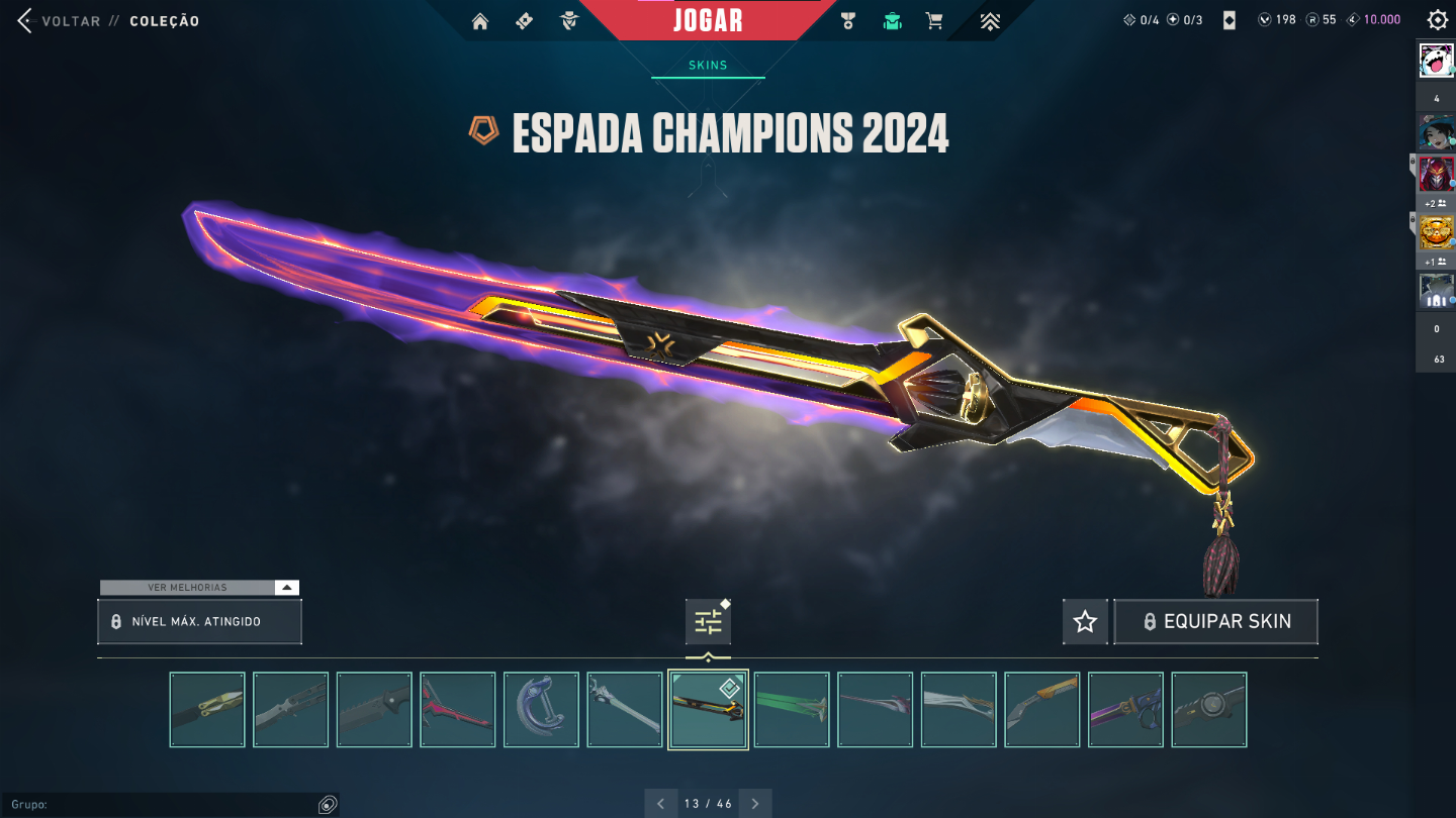 Conta Valorant mais de 14mil já gastos, quase todas as skins