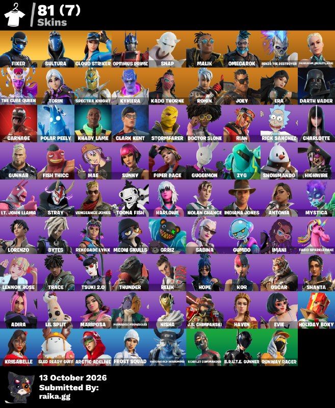 ( MENOR PREÇO! ) CONTA DE FORTNITE COM REPARADOR | OMEGAROK | SULTURA | PARADIGM