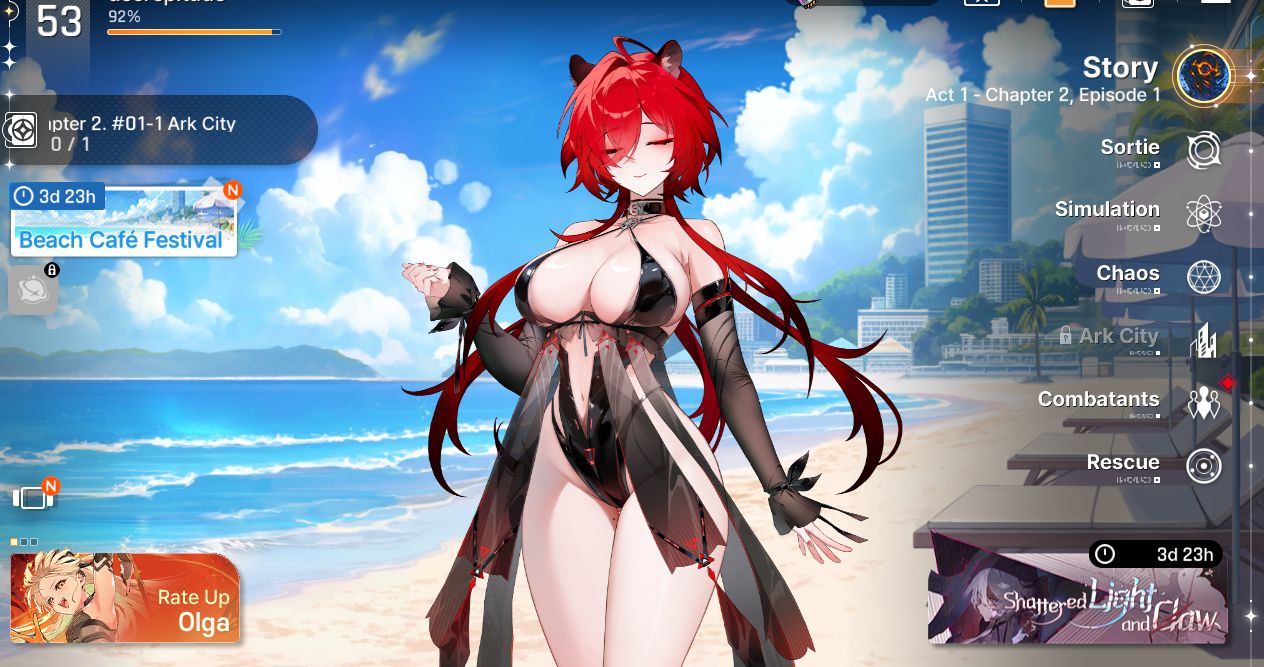 CHAOS ZERO NIGHTMARE CZN | LVL 53 | (ARABELLA, NINE , FEI, NARJA) SELETOR STARTE