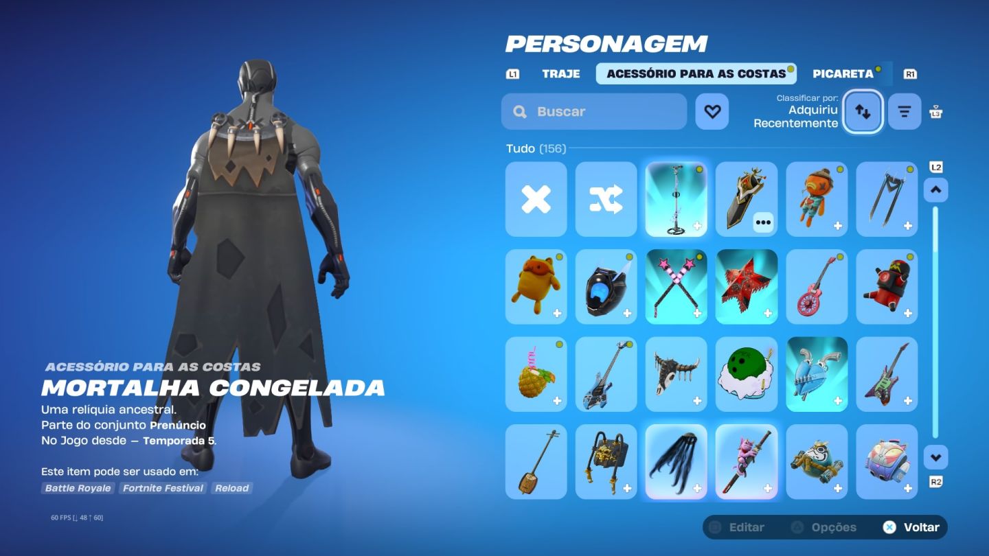Conta Og com a Temporada 4,5,6,7,2 Full com Mais de 100 Skins