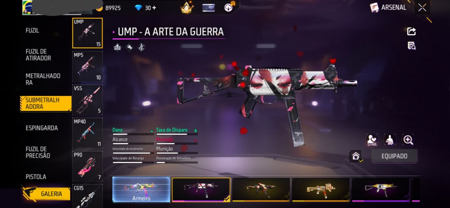 CONTA UMP ATRIBUTADA SEGUNDA UMP MELHOR DO JOGO