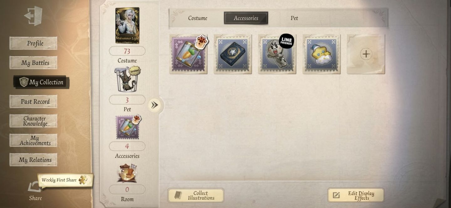 IDENTITY V CONTA PARA INICIAR BEM