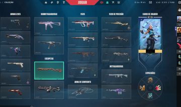 CONTA VALORANT KURONAMI+ PHANTOM RECONHECIMENTO +VANDAL GAIA+OPERATOR SAQUEADOR"
