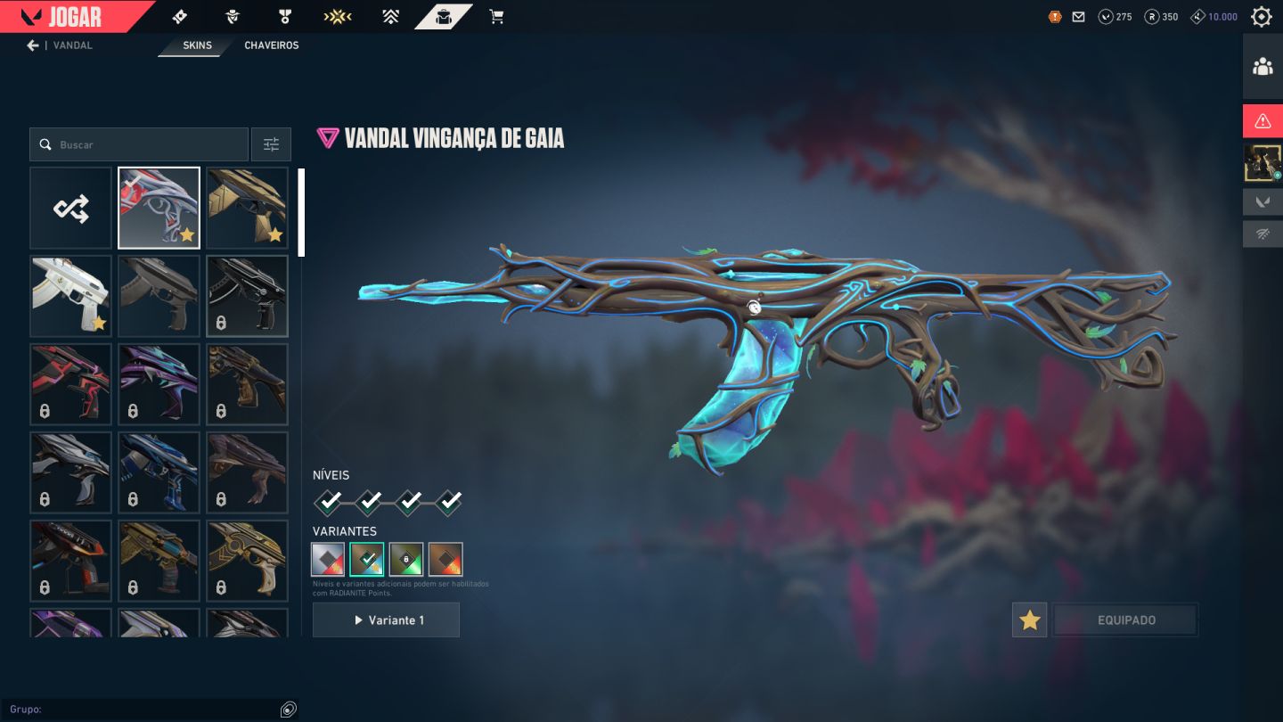 Conta diamante1 com skins de vandal,phantom,operator,faca,sherif