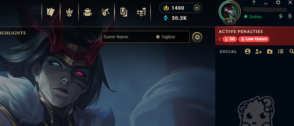 [CONTA OURO COM 1400 RPS] | MMR ALTO | +20K EA | FULL ACESSO