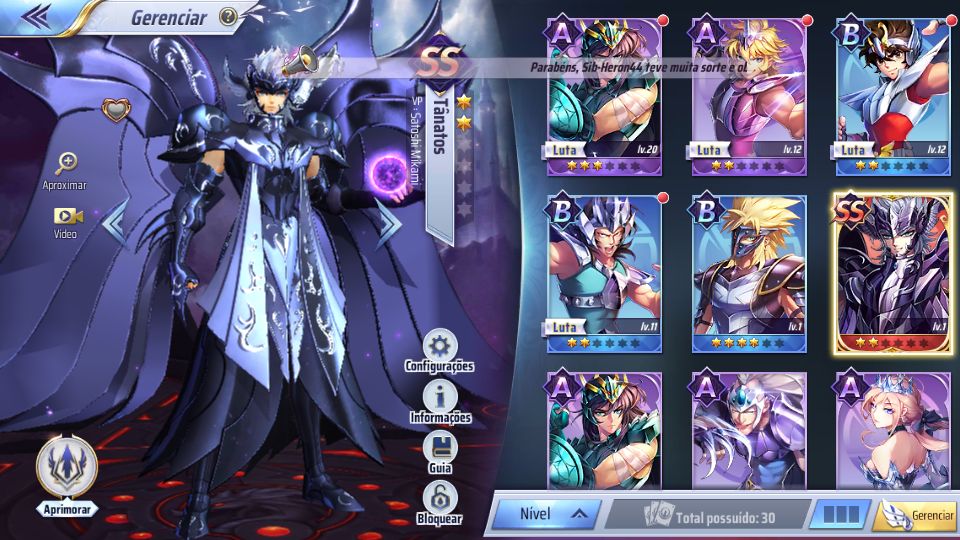 CONTAS REROLL !!! SERVIDOR NOVO (151)- Saint Seiya Awakening