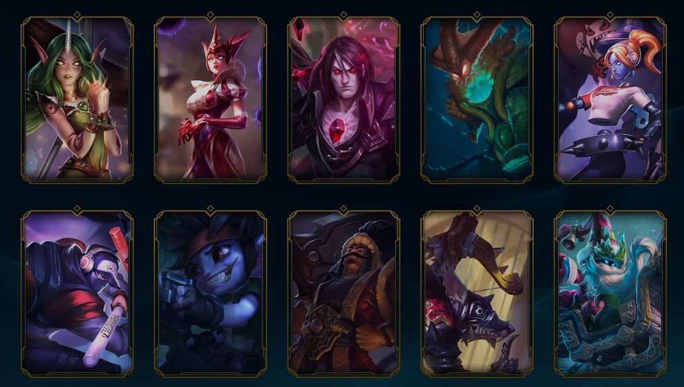 Conta League Of Legends Com todos campeões- 141 skins 10 anos de acc