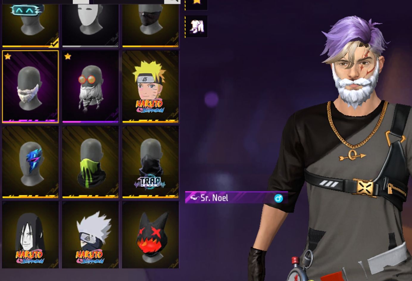 Conta Antiga FF - Angelical Fem + 46 Passes + Troca Nome + Barba Noel + Naruto