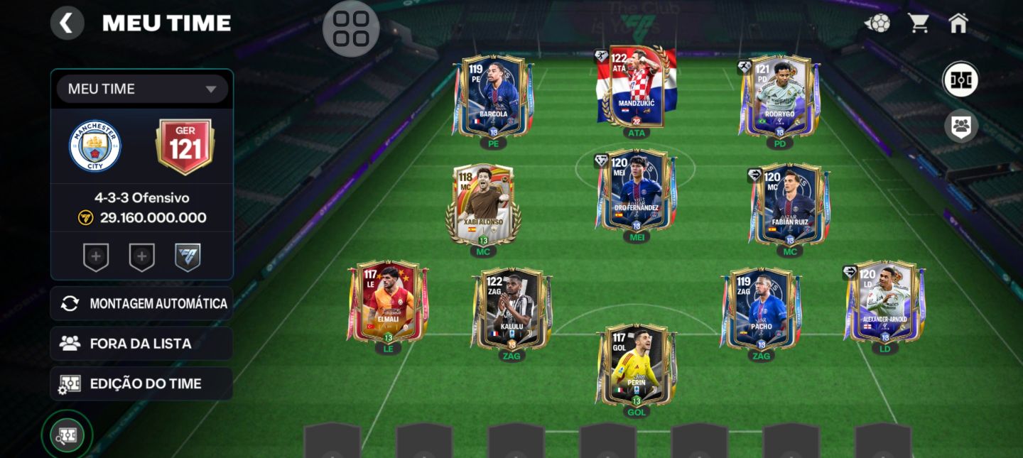 CONTAS FC MOBILE com GER 121 | GER 120