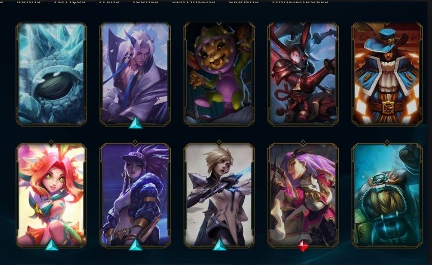 CONTA LOL BR ANTIGA | 152 SKINS | PLATINA | 20K EA