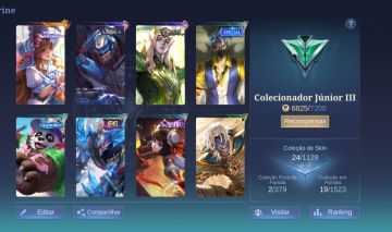 Conta Mobile Legends Smurfzinha com Skins Top