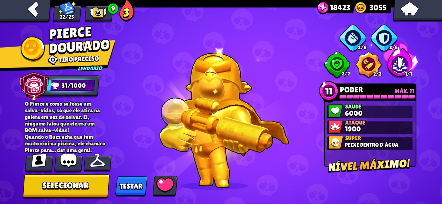 Conta rara brawl stars + conta de clash royale upada
