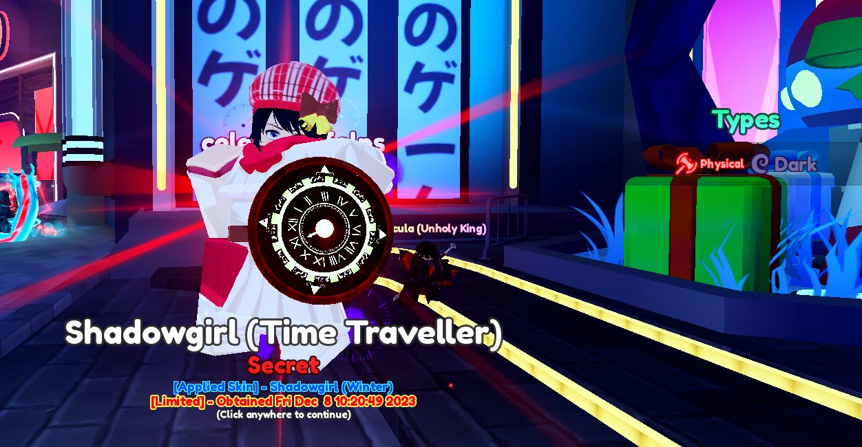 Anime Adventures Skins Units e contas (Temos Homura/aizen/alucard disponiveis)