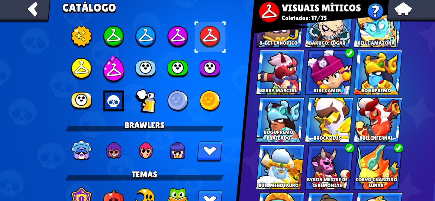 CONTA BRAWL STARS BARATA 47K DE TROFÉUS 105/106